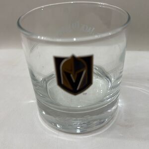 Vegas Golden Knights Jack Daniel’s Whiskey Rocks Cocktail Bar Drink Glass 10 Oz